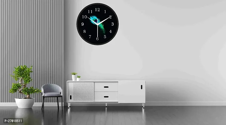 Designer Plastic Analog Wall Clock-thumb0