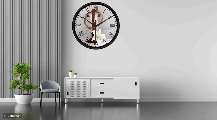 Designer Plastic Analog Wall Clock-thumb0