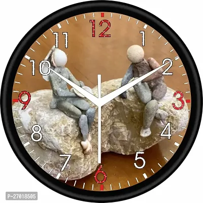 Designer Plastic Analog Wall Clock-thumb0