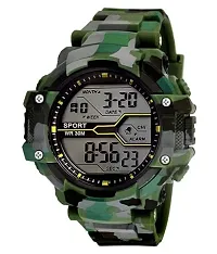 Premium Military Green Army Digital Sport Black Dial Sports Men's and Boy's Watch-thumb1