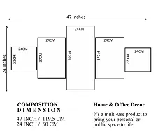 Set of Five Framed Painting for Wall Decoration-thumb1