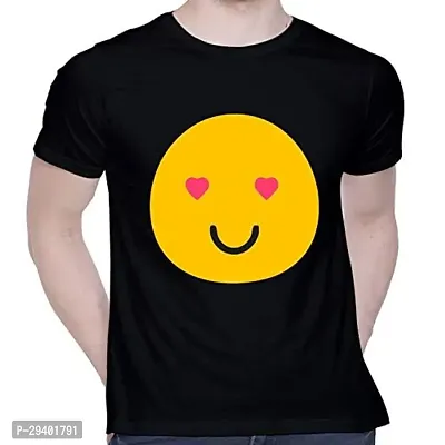 Comfortable Black Cotton Tees For Men