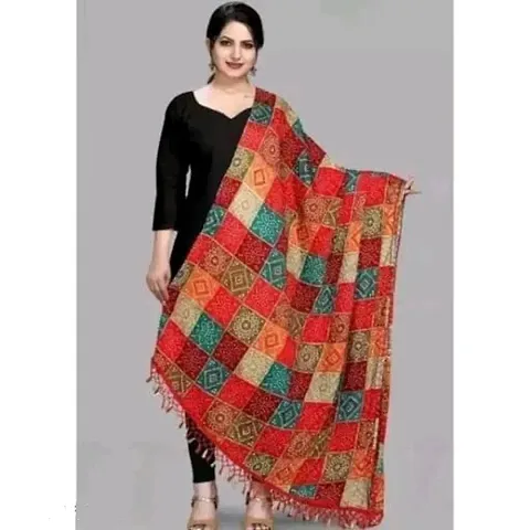 Desingner Chinnon Printed Dupatta For Women