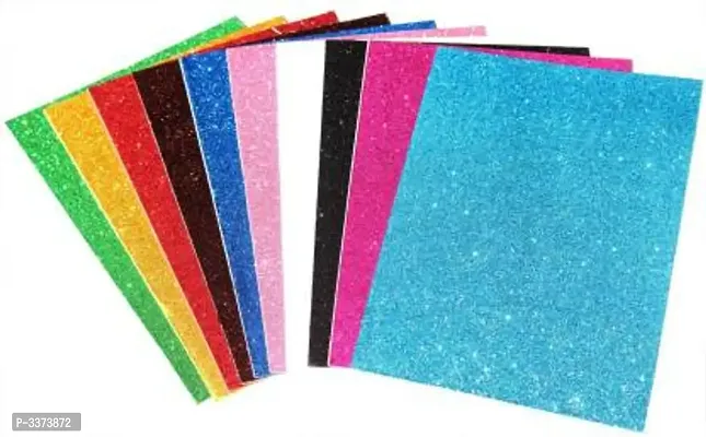 A-4 Glitter Foam Sheet Sparkles (10 sheets