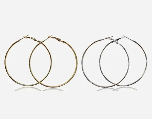 Alluring And Alloy Plated Hoop Earrings For Women