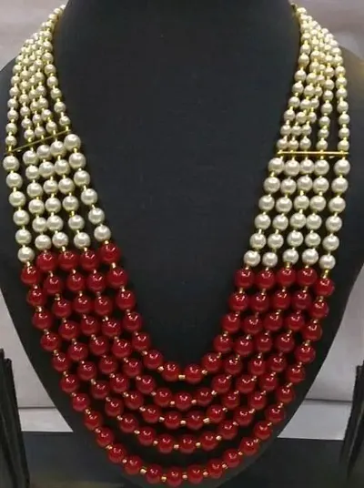 Trendy Multi-strand Pearl Necklace