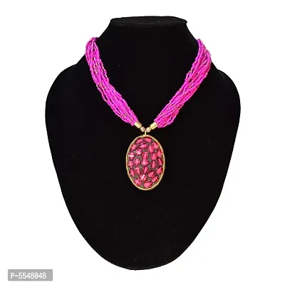 Stylish 8 Pcs Set Beads Necklace for Women and Girls-thumb2