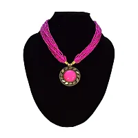 Stylish 6 Pcs Set Beads Necklace for Women and Girls-thumb1