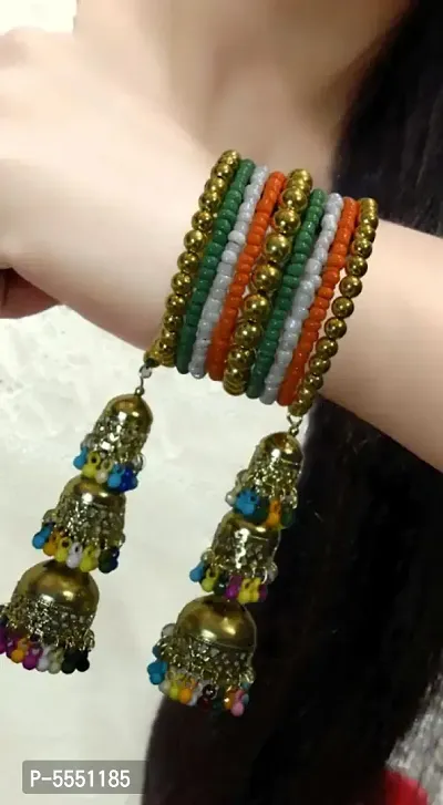 Alluring Tiranga Cuff Bracelet for Women and Girls