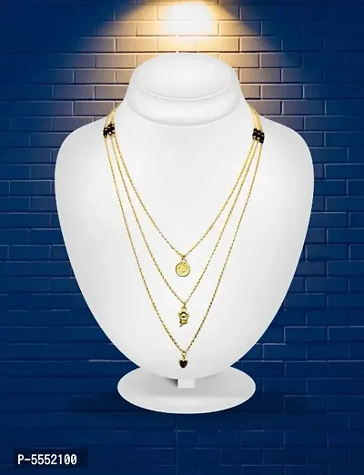 Trendy Layered Fashion Gold-plated Alloy Necklace-thumb0