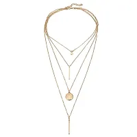 Trendy Layered Fashion Gold-plated Alloy Necklace-thumb1