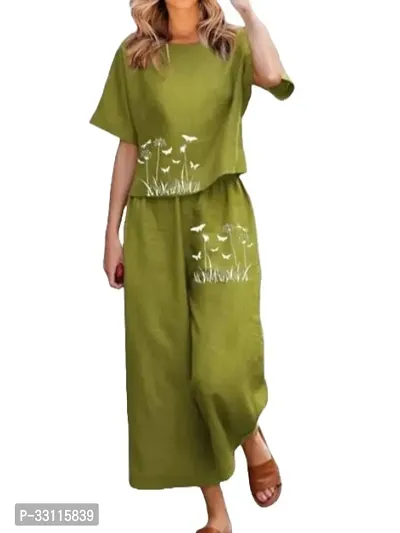 Stylish Linen Co-ord Set for Women-thumb0