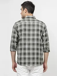 Stylish Multicoloured Cotton Long Sleeves Checked Casual Shirt for men-thumb1