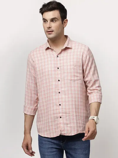 Fashionable Cotton Long Sleeves Casual Wear Shirt for men