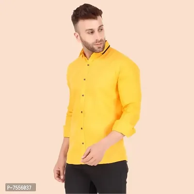 Mens causal solid shirt