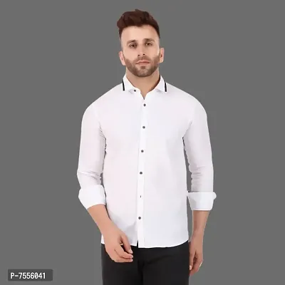 Mens causal solid shirt