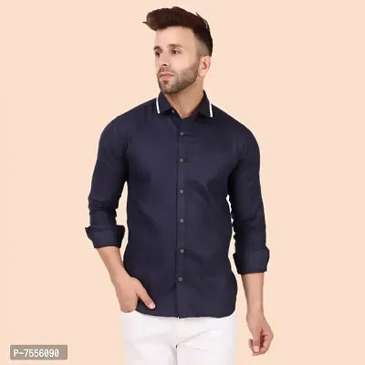 Mens causal solid shirt