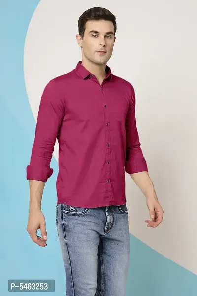 Men's Pure Cotton Casual Shirt-thumb2