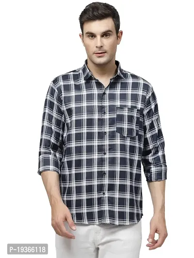 Stylish Multicoloured Cotton Long Sleeves Checked Casual Shirt for men