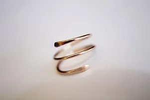 14K Gold Knuckle Finger Ring for Women SmilePlace Handmade Charms-thumb1