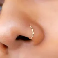 925 Sterling Silver  Small Nose ring ,Trendy Nose Rings SmilePlace Handmade Charmsd-thumb2