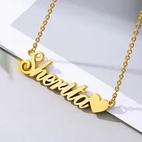 14K Gold Custom Any Name Pendant  For Gift  SmilePlace Handmade Charms-thumb3