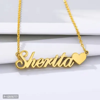 14K Gold Custom Any Name Pendant  For Gift  SmilePlace Handmade Charms-thumb4