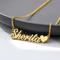 14K Gold Custom Any Name Pendant  For Gift  SmilePlace Handmade Charms-thumb1