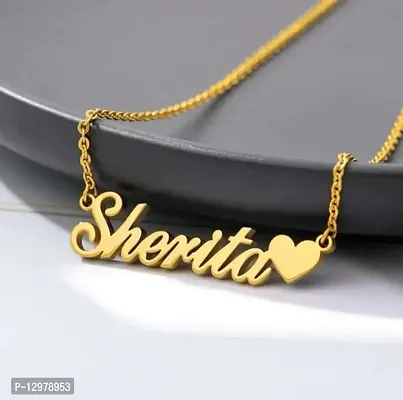 14K Gold Custom Any Name Pendant  For Gift  SmilePlace Handmade Charms-thumb4