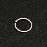 925 Sterling Silver Simple Nose Ring Hoop, Septum Ring SmilePlace Handmade Charms-thumb3