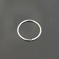 925 Sterling Silver Simple Nose Ring Hoop, Septum Ring SmilePlace Handmade Charms-thumb1