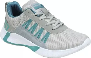 Comfortable And Lightweight Grey Mesh Running Sports Shoes For Men-thumb3