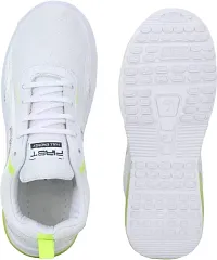 Comfortable And Lightweight White Mesh Running Sports Shoes For Men-thumb3