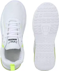 Comfortable And Lightweight White Mesh Running Sports Shoes For Men-thumb1