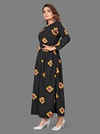 Stylish Crepe Printed Kurta For Women-thumb3