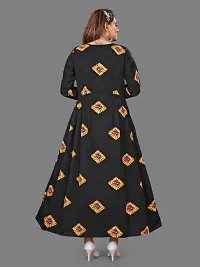 Stylish Crepe Printed Kurta For Women-thumb2