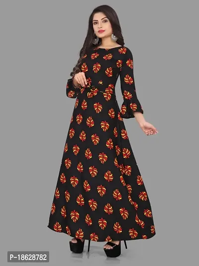 Stylish Crepe Printed Kurta For Women-thumb3