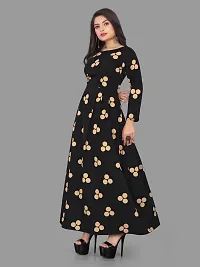 Stylish Crepe Printed Kurta For Women-thumb1