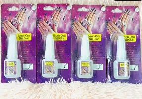 Safemum Professional Strong Brush on Nail Glue for Acrylic Nails  PACK OF 4-thumb2