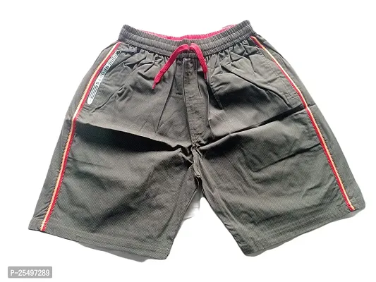 Elegant Cotton Blend Self Pattern Regular Shorts For Men-thumb0