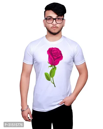 Reliable White Cotton Solid Round Neck Tees For Men-thumb0