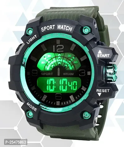 Trex Water And Shock Resistance Alarm - For Boy Analog-Digital Watch - For Men-thumb0