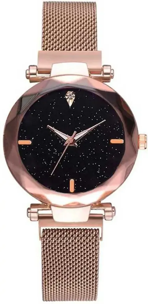 Stylish and Trendy Metal Strap Analog Watch for Women's