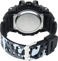 Trex 1327 6005 Black PU Strap Chronograph Alarm Analog-Digital Watch - For Men-thumb1