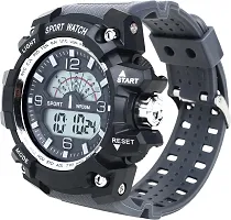 Trex 1155-Black Chronograph Alarm Wrist Analog Watch - For Men-thumb1