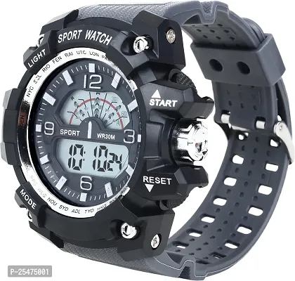 Trex 1155-Black Chronograph Alarm Wrist Analog Watch - For Men-thumb2