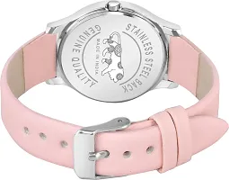 Trex MTT Synthetic Leather Pink Unique Dial Wrist Analog Watch For Women-thumb2