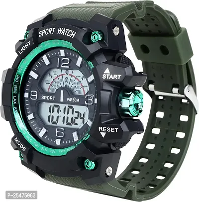 Trex Water And Shock Resistance Alarm - For Boy Analog-Digital Watch - For Men-thumb3