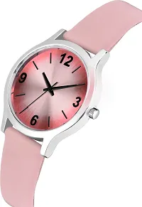 Trex MTT Synthetic Leather Pink Unique Dial Wrist Analog Watch For Women-thumb1