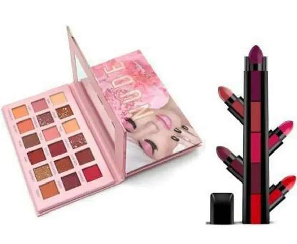 Premium Quality Eyeshadow With Makeup Essential Combo